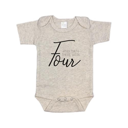 Pineapple Pancake Kids And Then There Were Four Infant Bodysuit, Pregnancy Announcement
