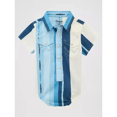 Baby Boy Short Sleeve Brushpopper Bodysuit | Brushpopper | Wrangler®