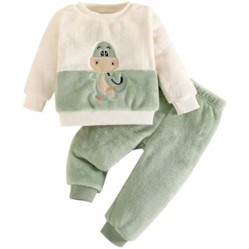 Jecson Baby Boy Clothes Toddler Boy Outfits Warm Pants Set Breathable 6M-3Y