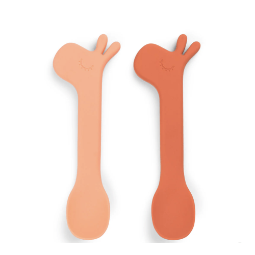 Silicone spoon 2-pack - Papaya