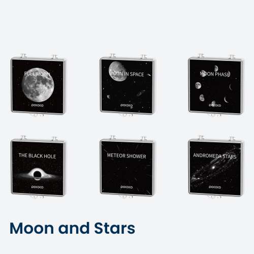 Moon and Stars Galaxy Projector Discs Set (6 Discs)