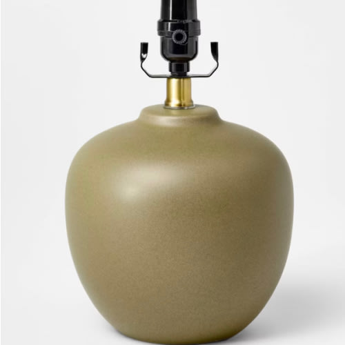 Ceramic Lamp Base Green - Threshold™ designed with Studio McGee