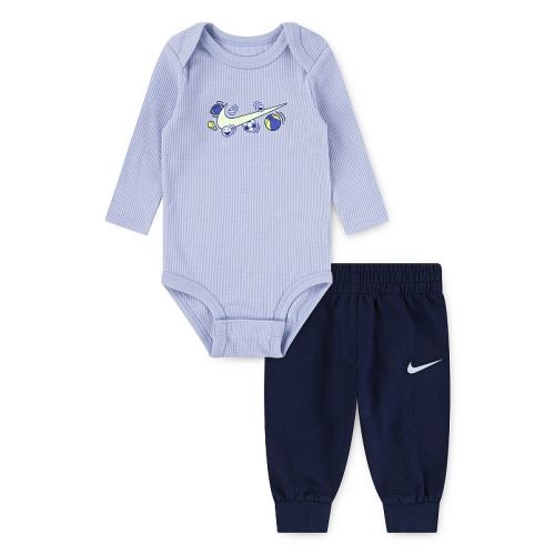 Baby Boys Nike Sports Balls Long Sleeve Bodysuit & Pants 2-Piece Set