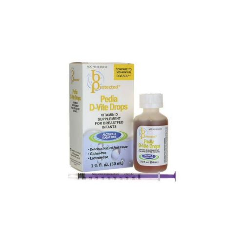 Pedia D-Vite Vitamin D Drops Infant & Toddler Bone and Immune Support Formula, 50 mL Bottle