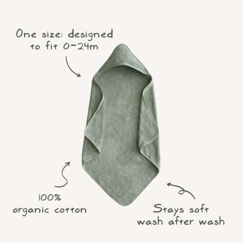 Mushie Baby Hooded Towel