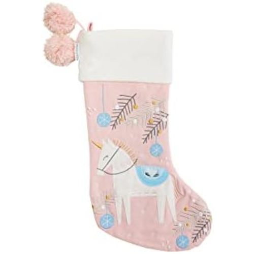 Stephen Joseph Kids Christmas & Holiday Stocking - Mantle Hanging Stocking for Personalization