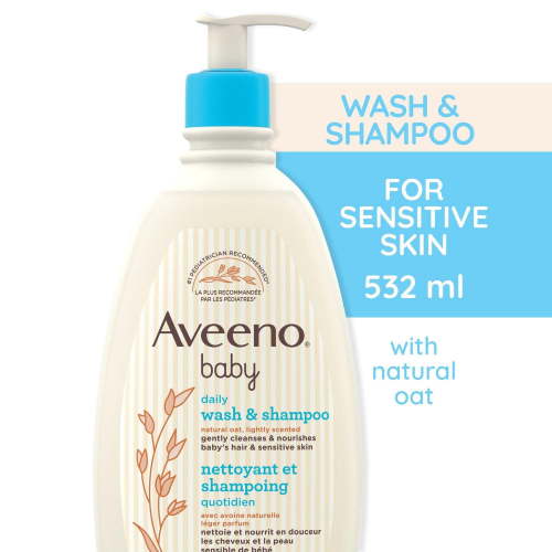 Aveeno Baby, Cleanse & Nourish, Daily Wash & Shampoo - Walmart.ca