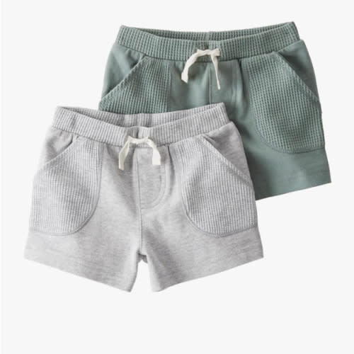 little planet by carter's Baby 2-Pack Shorts Made with Organic Cotton - 6-9 Months