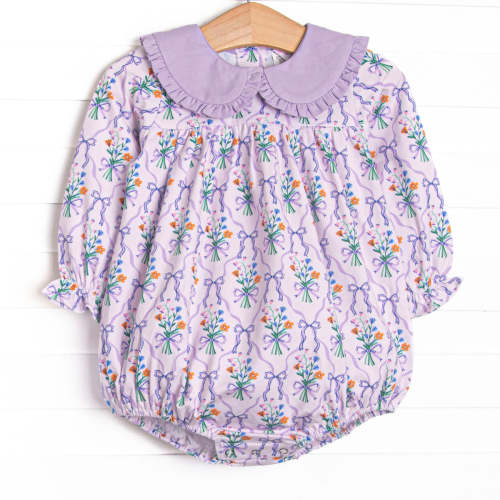 Patches of Petals Collared Bubble, Purple – Stitchy Fish