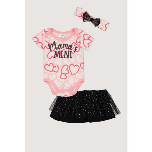 Baby Girls 0-9M Mamas Mini Bodysuit and Tutu Skirt Set