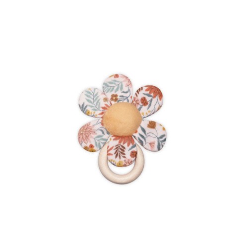 Flower Teething Ring - Zinnia Bloom