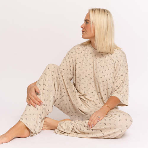 Women's Boxy Tee Lounge Set | Flora