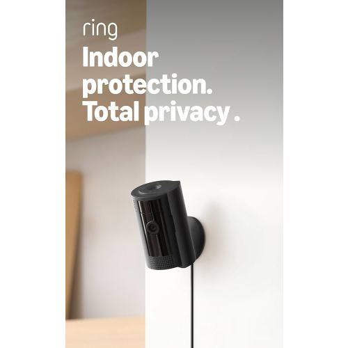 Ring Indoor Cam, Home or business security in 1080p HD video, Black