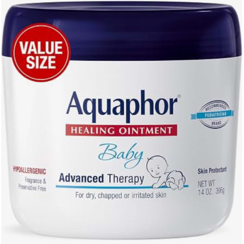 Aquaphor Baby Advanced Therapy Healing Ointment Skin Protectant, 14 OZ | Baby Skin Protectant with Petrolatum for Chapped or Dry Skin, Drool Rash and Diaper Rash, Hypoallergenic, Fragrance Free
