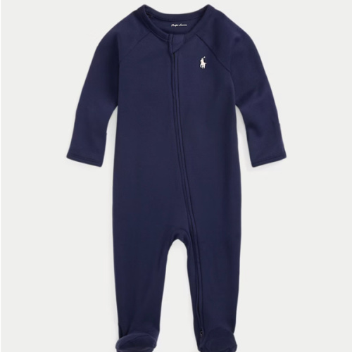 Cotton Interlock Footed Coverall