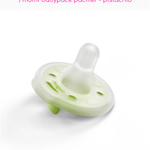 babypace breast-like pacifier 0-6 mo single - pistachio | mōmi