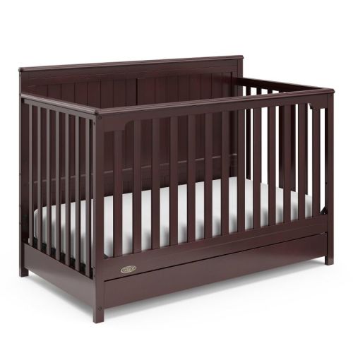 Graco Hadley 5-in-1 Convertible Crib with Drawer Espresso