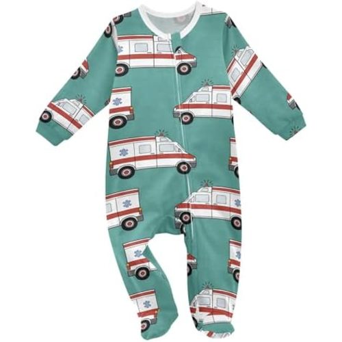 Baby Sleepers Newborn Baby One-Piece Footies for Girl Boy