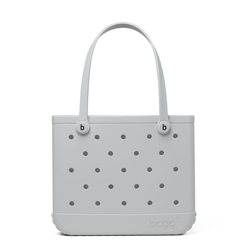 BOGG BAG - Tote for Beach, Pool, Boat, Sports - All Purpose EVA - White Buttons