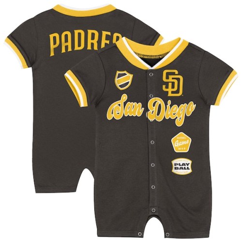 Newborn San Diego Padres Outerstuff Brown Pinch Coverall
