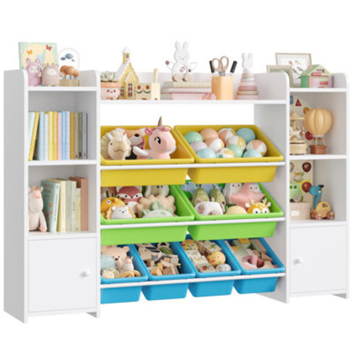 Viv + Rae™ Lafon Manufactured Wood Toy Organizer with Bins & Reviews | Wayfair