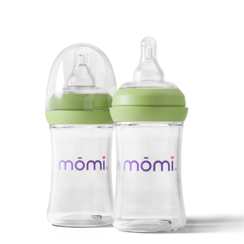 momi vibes breast-like bottle sets - pistachio