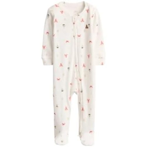 GAP Unisex Baby Two Way Zip Footed One-piece Outfit