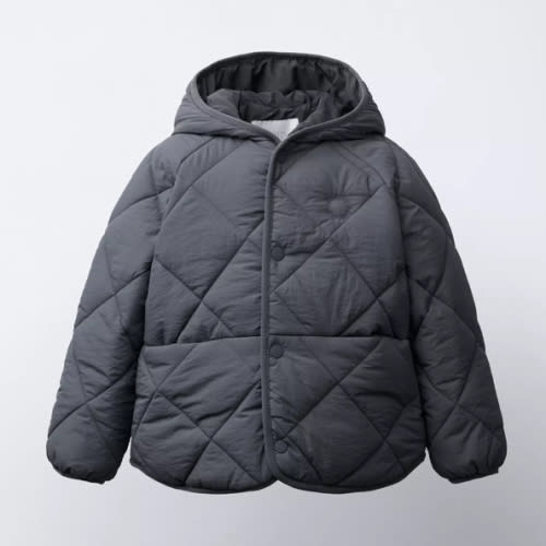 WATER REPELLENT PADDED JACKET - Anthracite grey | ZARA United States
