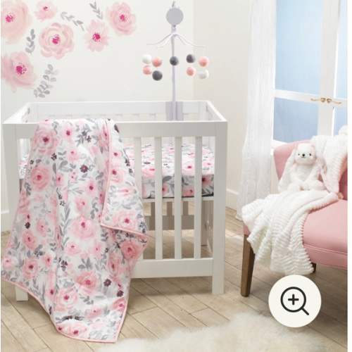 Blossom 3-Piece Mini Crib Bedding Set