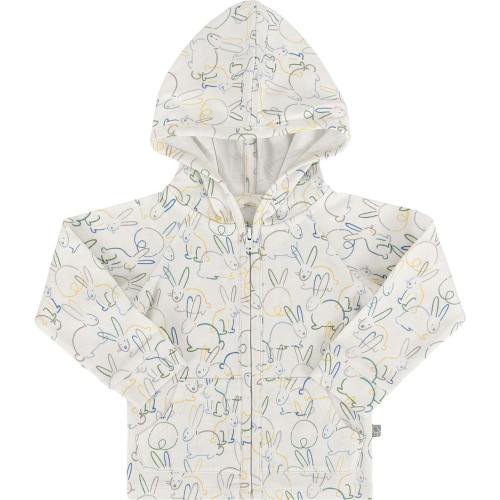 Organic Cotton Hoodie | Bunnies