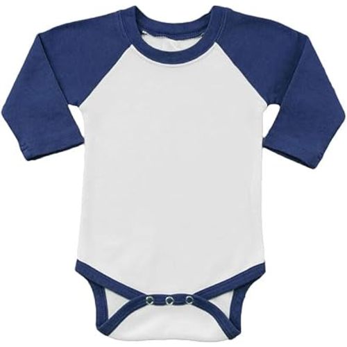 Monag Sublimation Raglan Polyester Baby Bodysuit, Polyester Infant Bodysuit