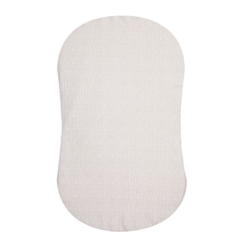 HALO - BassiNest Fitted Sheet 100% Cotton | Herringbone - cream ,