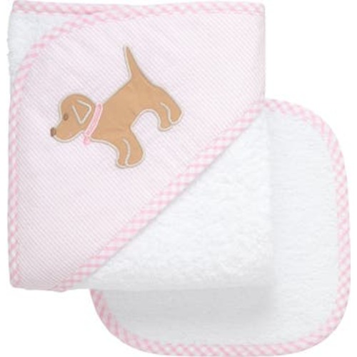 Playful Pals Hooded Towel & Washcloth Set