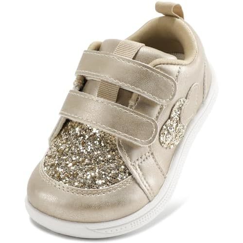 STQ KIDS Wide Toe Box Toddler Shoes Boys Girls Barefoot Shoes Lightweight Kid Tennis Sneakers Non-Slip Zero Drop First Walking Running Shoe for School Outdoor Indoor Sports