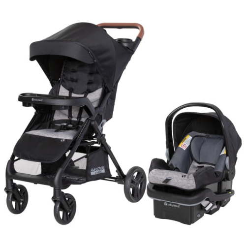Baby Trend Passport Cargo Travel System with EZ-Lift PLUS Infant Car Seat - Black Bamboo