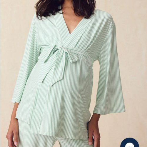 LAKE | Women | DreamModal™ Pajamas | Fog Maternity Kimono Bundle