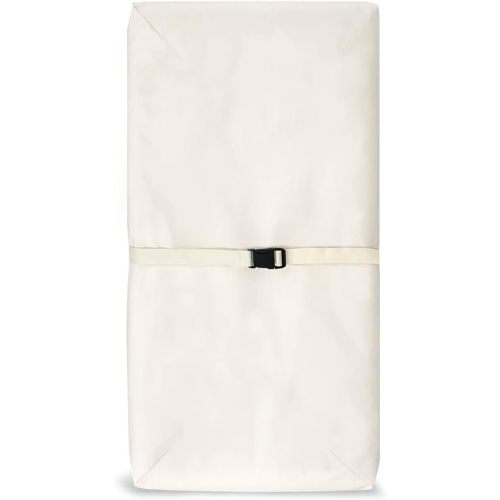 Naturepedic Organic Contoured Changing Pad - Easy to Clean, Lightweight & Portable - Comfort 4-Sided Waterproof Baby Diaper Changing Pad for Dresser or Changing Table - 16" x 31"