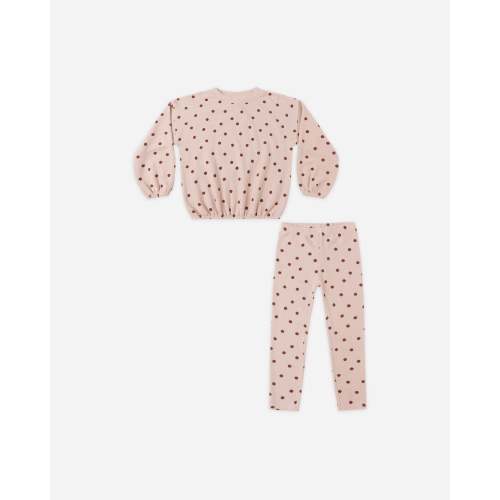 Spongey Knit Set || Polka Dot – Rylee + Cru