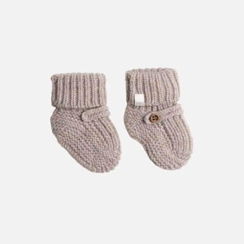 Baby Merino Wool Urban Booties - Oat
      
      
       – MamaOwl