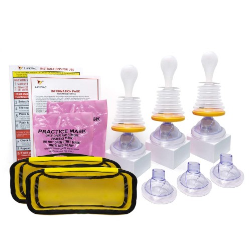LifeVac 1 Home Kit 2 Travel Kit Bundle