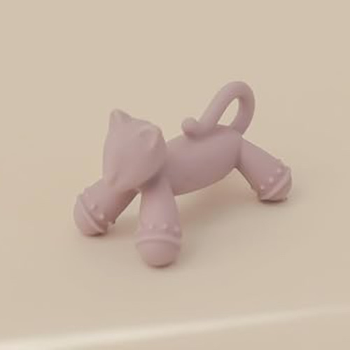 mushie Cat Silicone Baby Teether Toy | Figurine Teether