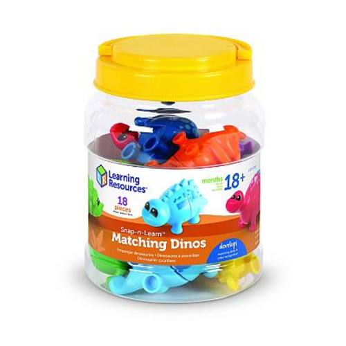Learning Resources 18-pc. Snap-n-Learn Matching Dinos Set