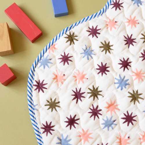 Reversible Quilted Baby Play Mat