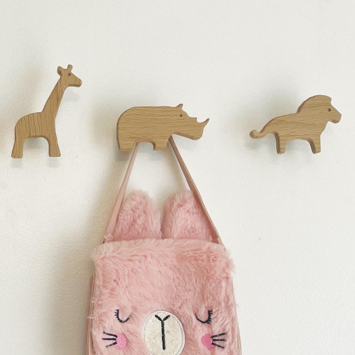 Safari nursery wall hooks | nursery decor, safari nursery, jungle nursery, animal hooks, baby room decor