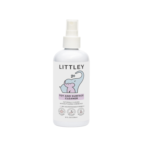 Littley Toy & Surface Cleaner - Hypochlorous Acid + Himalayan Minerals Safe Sanitizing Spray for Kids’ Toys & Gear - 8oz