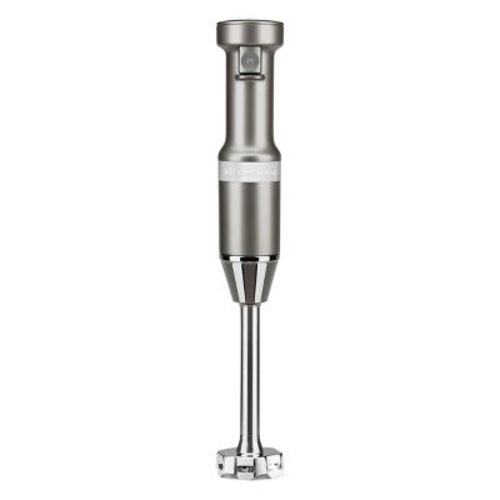 KitchenAid Corded 3-Speed Hand Blender Contour Silver: Immersion Handheld Blender, Dishwasher-Safe, 180W