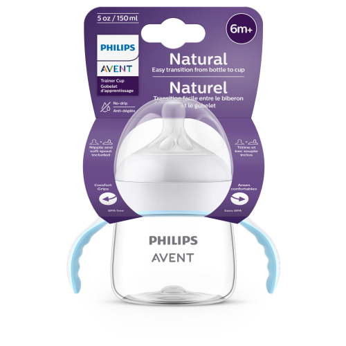 Avent Philips Avent Natural Trainer Sippy Cup with Soft Spout, 5oz, BPA-Free