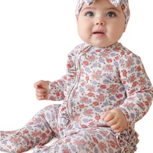 Girls' Joanne Ruffled Footie - Baby