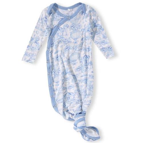 Copper Pearl Baby Girls Vintage Carnival Bamboo Knotted Gown