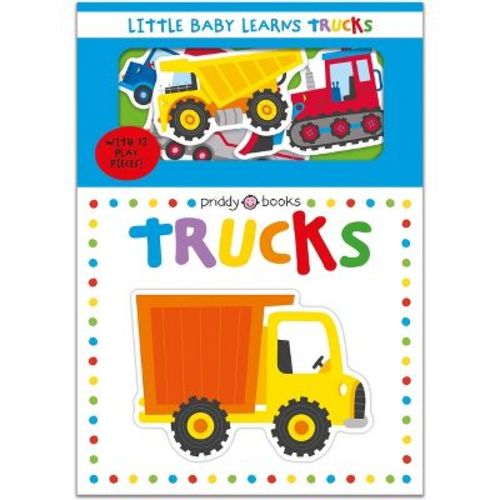Little Baby Learns: Trucks - by Roger Priddy (Board Book)